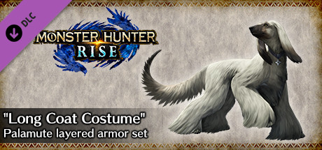 MONSTER HUNTER RISE - "Long Coat Costume" Palamute layered armor set